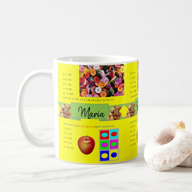 Educational Children's Mug (With Donut)