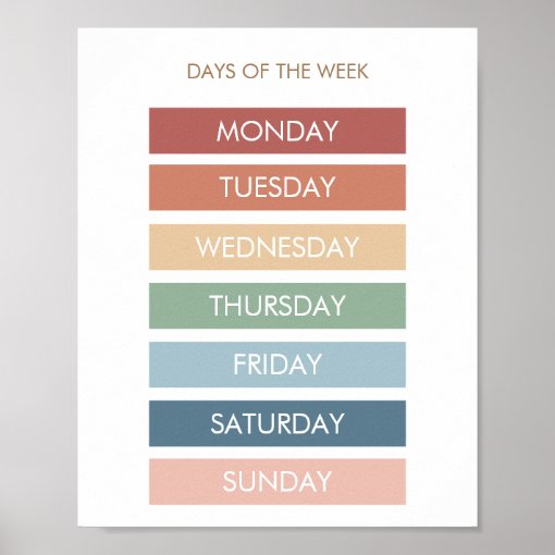 themed days of the week for school
