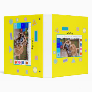 Educational Dog Fun to Make Your Kids Smarter 3 Ring Binder