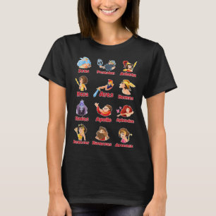 Educational Gods And Goddesses Of Ancient Greek My T-Shirt
