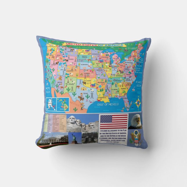 Educational Pillow By Zazz_it (Front)