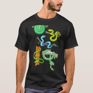Educational Species And Kinds Of Snakes 17 T-Shirt