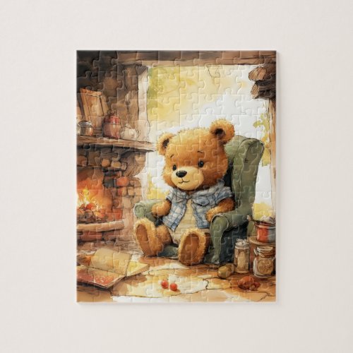 Educational Teddy Bear Themed Activity Jigsaw Puzzle