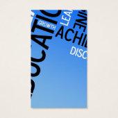 Educational Words Montage (Back)