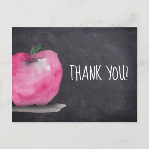 Educator Business Tutor Teacher Apple Custom Postcard