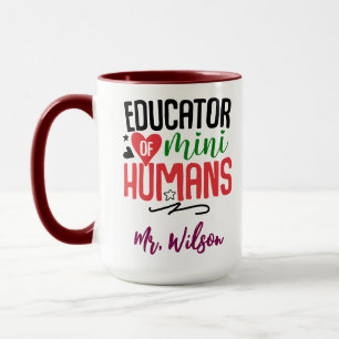 Educator of Mini Humans Notebook – Funny Teacher  Mug