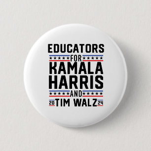 Educators For Kamala Harris And Tim Wheimer 2024 Button