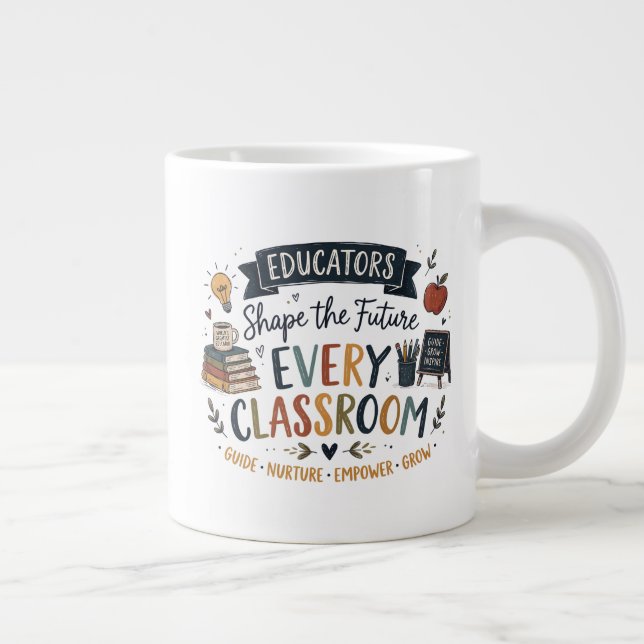 Educators Shape the Future Giant Coffee Mug (Right)