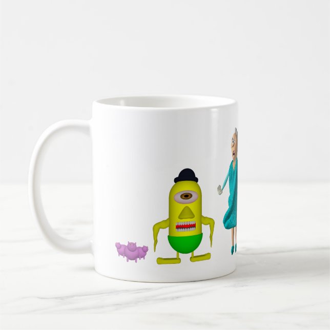 EdukayFUN Mug (With Johnny, Papa, Ulsa & more) (Left)