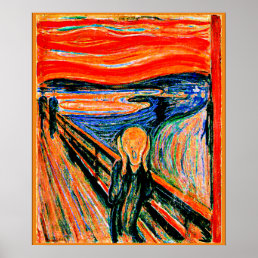 Edvar Munch - The Scream Poster