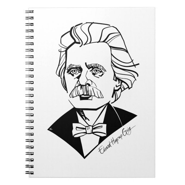Edvard Grieg Notebook (Front)
