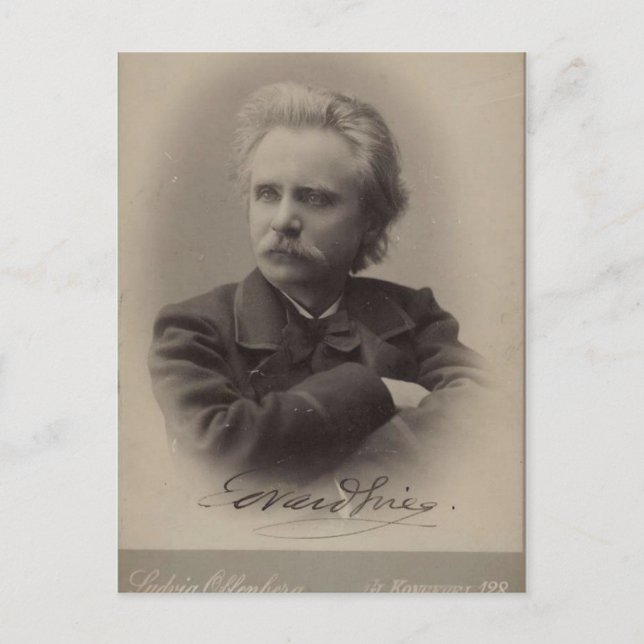 Edvard Grieg Postcard (Front)