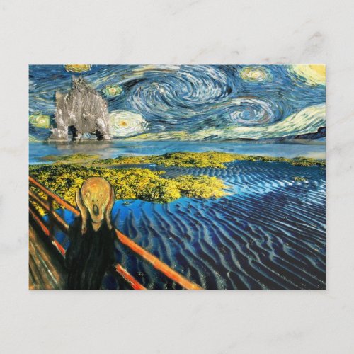 Edvard Meets Vincent Postcard