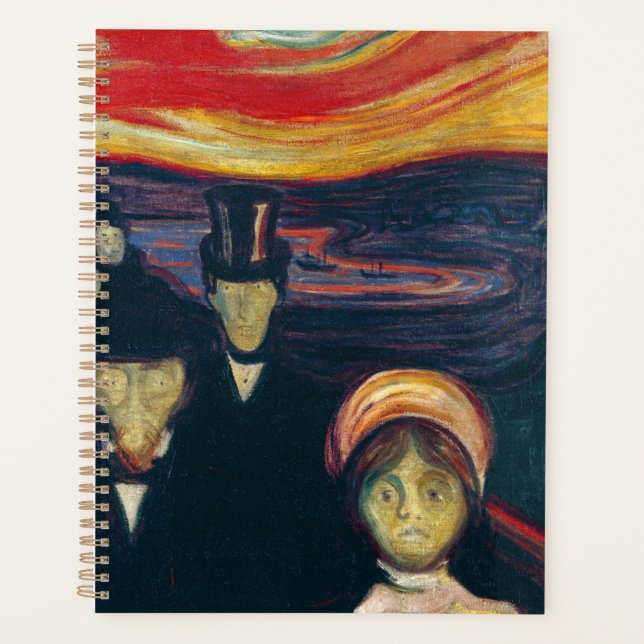 Edvard Munch - Anxiety Planner (Front)