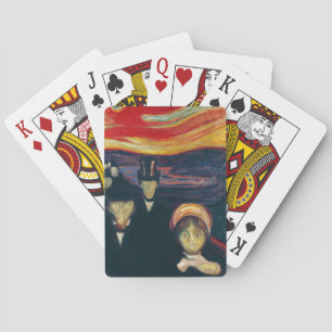 Edvard Munch - Anxiety Poker Cards