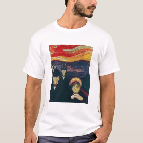 Edvard Munch _ Anxiety T_Shirt