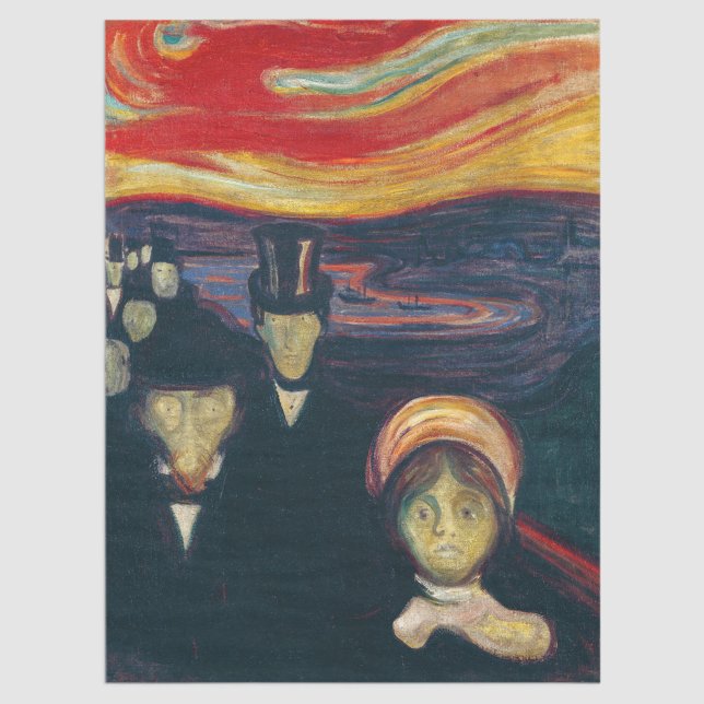 Edvard Munch - Anxiety Tissue Paper (Creator Uploaded)