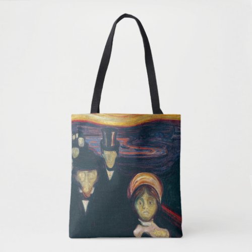 Edvard Munch _ Anxiety Tote Bag