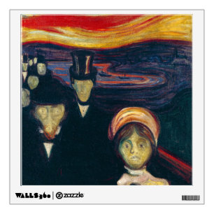Edvard Munch - Anxiety Wall Decal