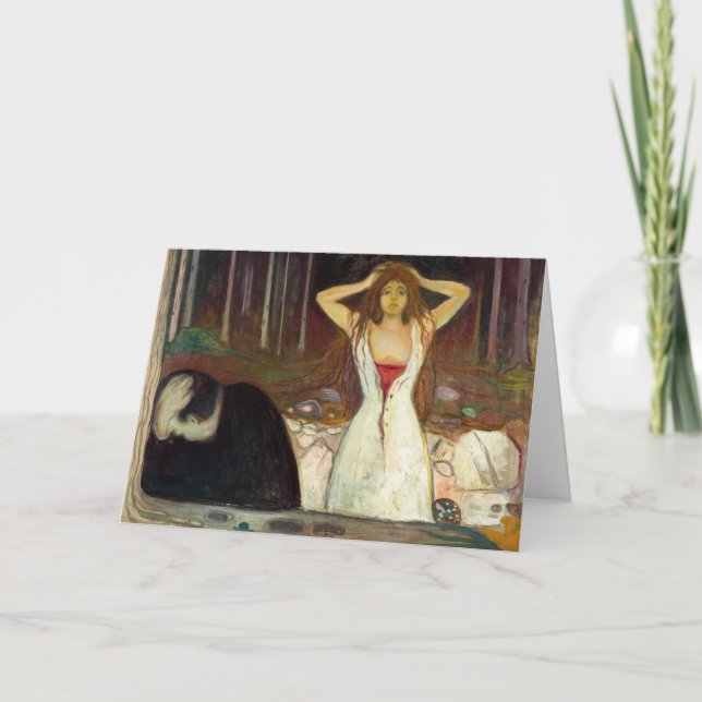 Edvard Munch - Ashes Card (Front)