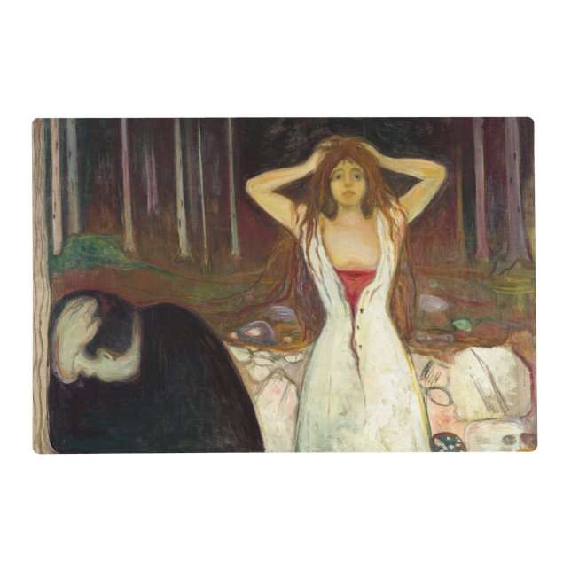 Edvard Munch - Ashes Placemat (Front)