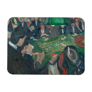 Edvard Munch - At the Roulette Table Magnet