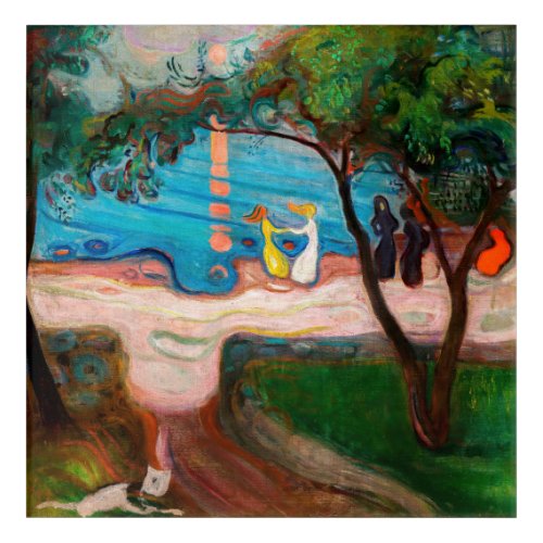 Edvard Munch _ Dance on the Beach Acrylic Print