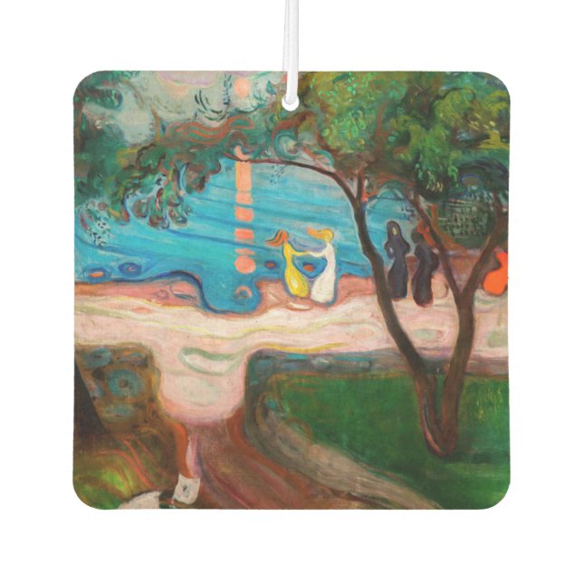 Edvard Munch - Dance on the Beach Air Freshener (Front)