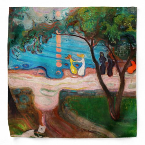 Edvard Munch _ Dance on the Beach Bandana