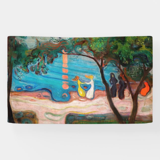 Edvard Munch - Dance on the Beach Banner (Horizontal)