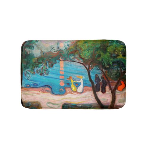 Edvard Munch _ Dance on the Beach Bath Mat