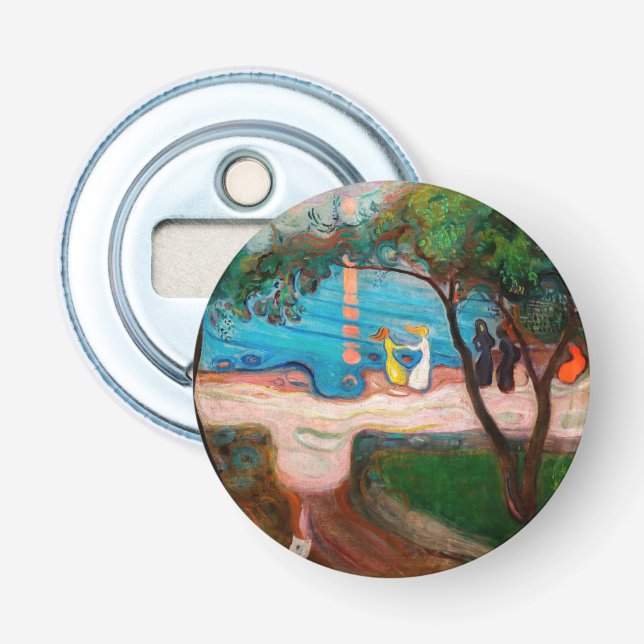 Edvard Munch - Dance on the Beach Bottle Opener (Front)