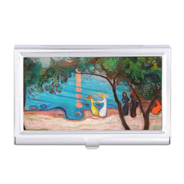 Edvard Munch - Dance on the Beach Business Card Case (Front)