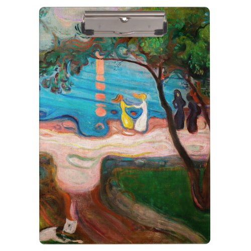 Edvard Munch _ Dance on the Beach Clipboard