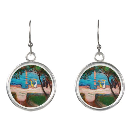 Edvard Munch _ Dance on the Beach Earrings