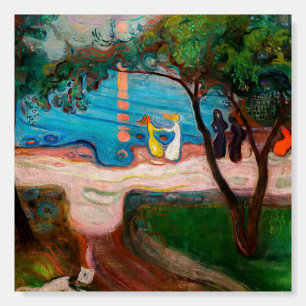 Edvard Munch - Dance on the Beach Foam Board