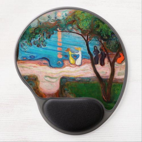 Edvard Munch _ Dance on the Beach Gel Mouse Pad