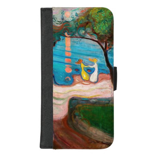 Edvard Munch _ Dance on the Beach iPhone 87 Plus Wallet Case