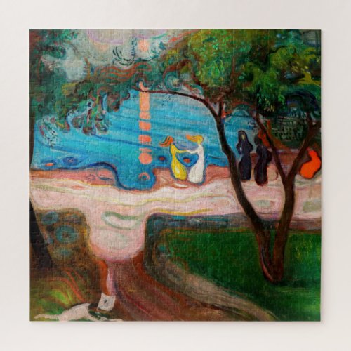 Edvard Munch _ Dance on the Beach Jigsaw Puzzle