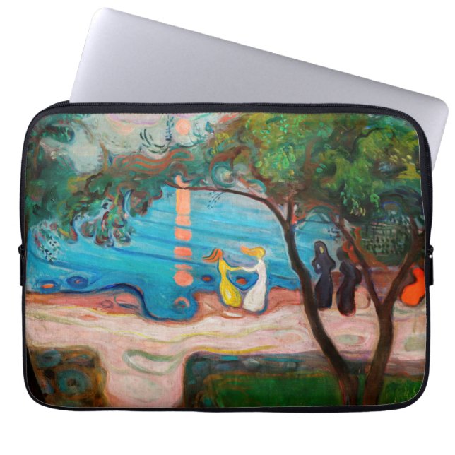 Edvard Munch - Dance on the Beach Laptop Sleeve (Front)