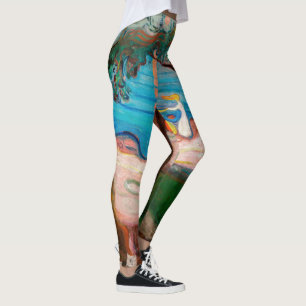 Edvard Munch - Dance on the Beach Leggings