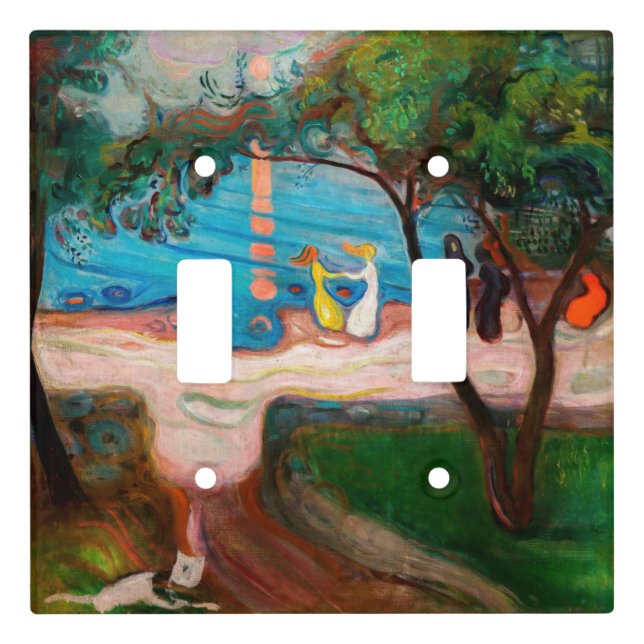 Edvard Munch - Dance on the Beach Light Switch Cover (Front)