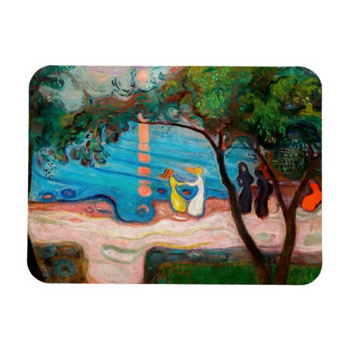 Edvard Munch _ Dance on the Beach Magnet