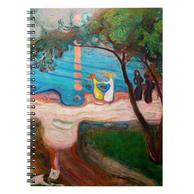 Edvard Munch - Dance on the Beach Notebook (Front)