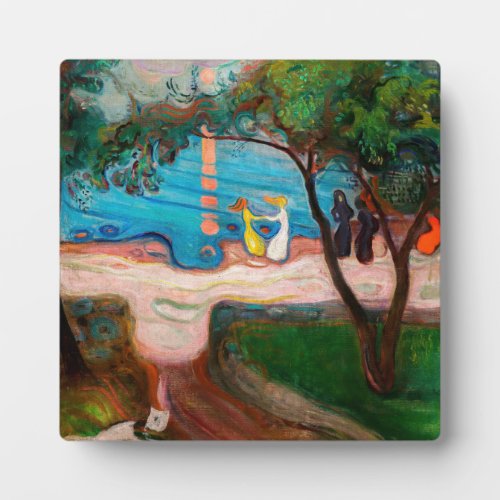Edvard Munch _ Dance on the Beach Plaque