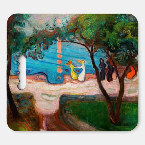 Edvard Munch _ Dance on the Beach Seat Cushion