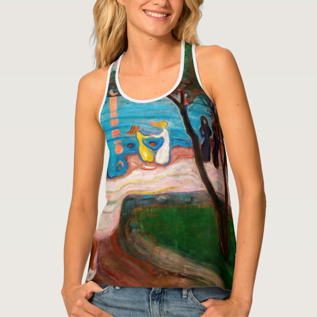 Edvard Munch - Dance on the Beach Tank Top (Front)