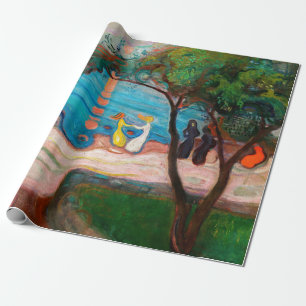 Edvard Munch - Dance on the Beach Wrapping Paper