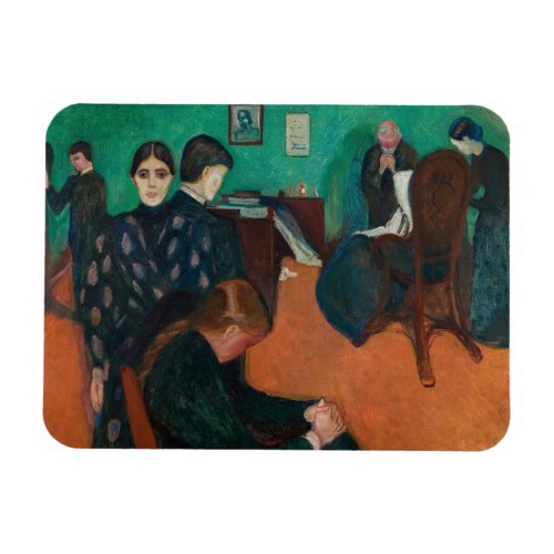 Edvard Munch _ Death in the Sickroom v1 Magnet