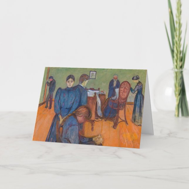 Edvard Munch - Death in the Sickroom v2 Card (Front)